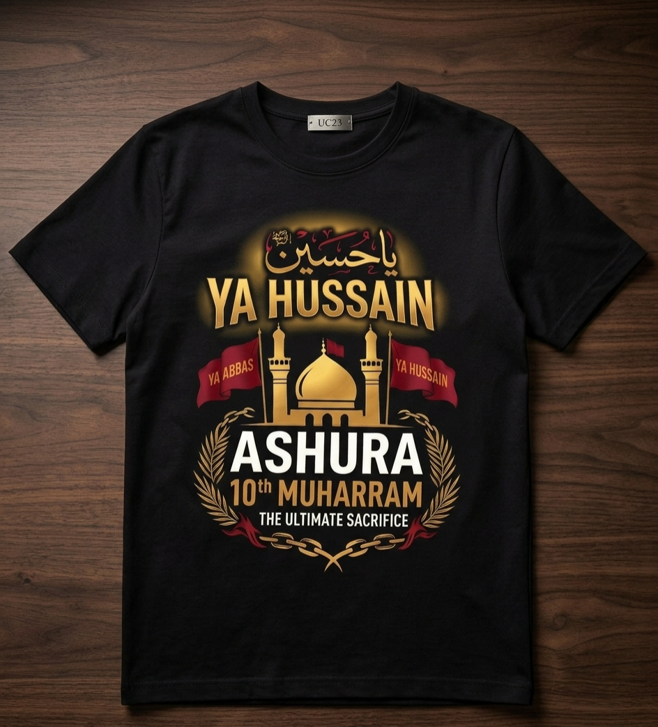 Remember Karbala Unisex T-Shirt | Ya Hussain Ashura Premium Black Tee